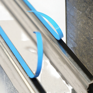 Barre <span class=keywords><strong>d</strong></span>'espacement en <span class=keywords><strong>aluminium</strong></span> super flexible et pliable, installation facile, anti-oxydation, argent/noir, pour mur-rideau en verre - Product Image 4