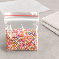 Sacs Ziplock LDPE à fermeture à glissière simple pour congélateur de cuisine, graines, céréales, bonbons, biscuits, pâtes, café, herbes