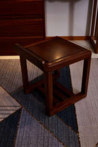 Table de toilette de luxe avec miroir LED et tiroirs, chaise, commode, armoire à maquillage, commodes, chambre - Product Image 5