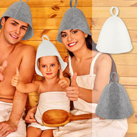 Venta al por mayor de mayor calidad Vaporarium Cap Russian Banya Cap Wool Sauna Hat para hombres y mujeres