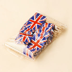 Banderitas Personalizadas Americanas para Palillos de Dientes, Etiquetas en Blanco a Cuadros Mexicanas Imprimibles para Comida, Hamburguesas, Cupcakes, Golf, Mini <span class=keywords><strong>Pirata</strong></span> - Product Image 6