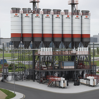 Centrale de mélange de mortier sec automatique de type atelier NFLG FBC, série écologique 10-15T/H, 5-60T/H pour adhésif carrelage et mastic mural