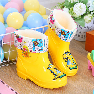 Bottes de pluie imperméables pour enfants, style princesse, pour garçons et filles, antidérapantes, avec semelle haute, en caoutchouc, pour la maternelle, les sports aquatiques d'été - Product Image 2