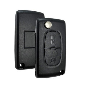Para <span class=keywords><strong>Peugeot</strong></span> <span class=keywords><strong>207</strong></span> 307 308 407 607 807 para Citroen C2 C3 C4 C5 C6 Xsara Berlingo HU83 VA2 CE0536 CE0523 <span class=keywords><strong>carcasa</strong></span> de <span class=keywords><strong>llave</strong></span> de coche remota con tapa - Product Image 1