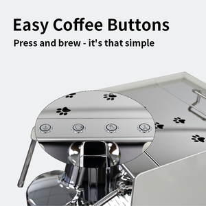 Tốt nhất tùy chỉnh hộ gia đình văn phòng cafe cửa hàng thương mại thép không gỉ bán tự động 9 bar nồi hơi kép Máy pha cà phê Espresso - Product Image 5