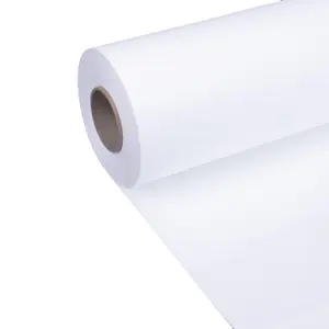 Papel de pôster para interior impermeável branco fosco solvente ecológico papel sintético pp autoadesivo para impressão