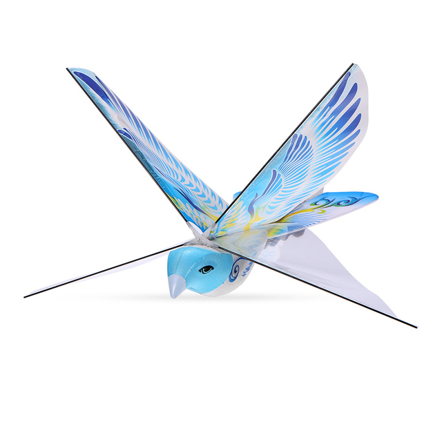 RC Flying Bird Toy 2.4GHz LED Light E-Bird Remote Control Plane Outdoor Kids Christmas Gift