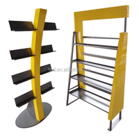 Supports de livre d'affichage de magasin de haute qualité personnalisés, présentoirs de livres en bois, présentoir de livres