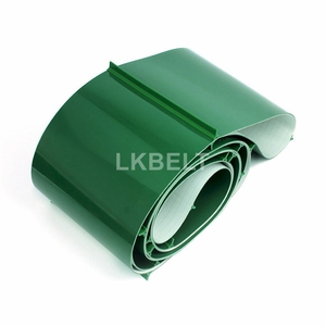 Kılavuzlu Dayanıklı PVC Konveyör Bant Aşınmaya Dayanıklı Endüstriyel Bant Kolay Temizlenir - Product Image 1