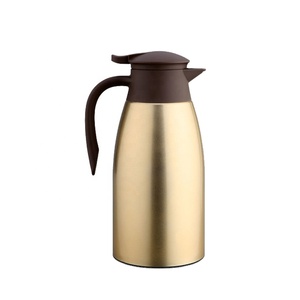 <span class=keywords><strong>Carafe</strong></span> thermique à café en acier inoxydable, 2 L, contenant isolé sous vide, à Double paroi, résistance de la chaleur de 24 h, ml - Product Image 1