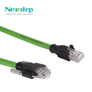 Câble <span class=keywords><strong>Ethernet</strong></span> RJ45 GigE Vision Cat6a haute flexibilité pour chaîne porte-câbles, avec vis, pour caméra et vision industrielle - Product Image 3