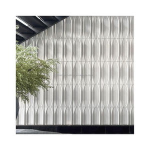 Revêtement mural 3D en UHPC, briques en béton imperméables pour hall, centre commercial, bâtiment, intérieur/extérieur, Biscult 50*250*8mm - Product Image 2