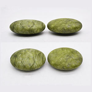 <span class=keywords><strong>Massage</strong></span>-Heißstein Natürlicher Grüner Jade Heiß-Kalt-Steine Spa Nacken Rücken Gesicht Massagegerät Schönheitspflege Ganzkörper-Entspannungstherapie - Product Image 5