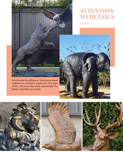 Estatua de Godzilla de Bronce Personalizada, Escultura de Monstruo de Película para Jardín Exterior, Decoración Artística - Product Image 4