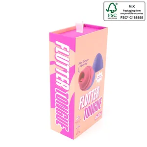 Oem kotak kemasan hadiah produk erotika dewasa magnetik Logo kustom berbentuk buku mewah dengan sisipan busa EVA