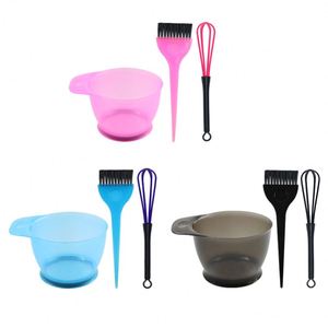 Juego de 1 Tazón y Brocha Mezcladora de Tinte para el Cabello de Plástico Multicolor con Logotipo Personalizado para Accesorios de Estilismo de Peluquería - Product Image 5