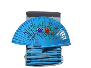 Éventails en bois imprimés double face, dernier design espagnol, pour cadeaux d'affaires (vente en gros) - Product Image 5