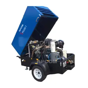 LUY050-7 Original Host Altas Copco Kubota 185cfm 185 cfm diesel engine air compressors suppliers