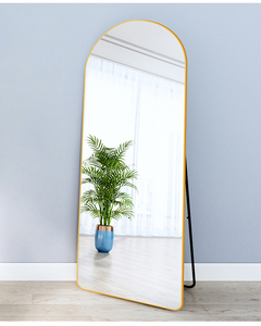 <span class=keywords><strong>Espejo</strong></span> de <span class=keywords><strong>Cuerpo</strong></span> Entero con Marco Arqueado, de Lujo, Grande, Independiente, Negro, para Decoración del Hogar, Sala de Estar - Product Image 1