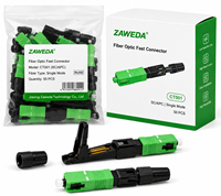 Adaptador de Fibra Óptica Monomodo Rápido ZAWEDA CT001 LC para Redes FTTH 4G