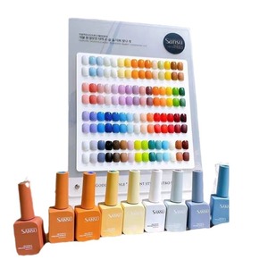 Ensemble de vernis à ongles UV en gel de 60 couleurs, 15 ml, à retirer par trempage, avec gel de base et lampe LED, logo personnalisé, kit de manucure professionnel pour salon - Product Image 5