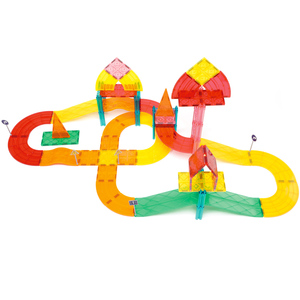 Offres Spéciales OEM ODM Couleurs personnalisées CPC Plastique ABS Beaux Enfants Jeu de construction éducatif Voiture de <span class=keywords><strong>course</strong></span> magnétique Jouets pour enfants - Product Image 3