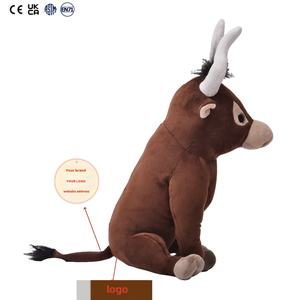 कस्टम बुल प्लश खिलौना भरा हुआ खिलौना बैल बैल भरा जानवर - Product Image 2