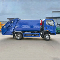 Camion compacteur de déchets ISUZU 4x2 de haute qualité |   Camion de compression des déchets durable pour l'exportation