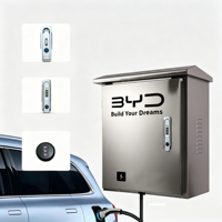 Boîtier mural pour recharge de véhicules électriques, protection IP65, surface thermolaquée, boîte à clés, coque de chargeur EV
