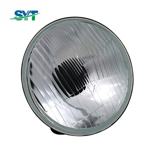 Faro Circular Semiabierto de 5.75 Pulgadas con Bombilla <span class=keywords><strong>LED</strong></span> de Luz Cercana y Lejana, Nuevo, Halógeno H4 de Vidrio - Product Image 2