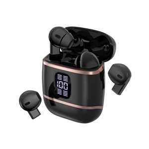 Auriculares Estéreo Inalámbricos 4 en 1 con Pantalla Digital, Diseño de Gancho para la Oreja, V5.4, Cancelación Activa de Ruido, Resistentes al Agua IPX5 - Product Image 1