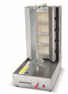 Machine à doner kebab Shawarma, électrique ou à gaz, en acier inoxydable, appareil à double tête