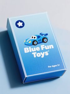 กล่องของขวัญของเล่นเด็กดีไซน์ใหม่ พิมพ์ลายน่ารักตามสั่ง กล่องกระดาษพับได้สำหรับบรรจุภัณฑ์ของเล่น รูปทรงและขนาดตามสั่ง - Product Image 5