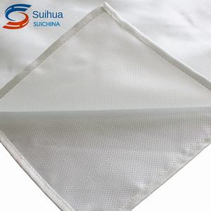 Coperta antincendio Suihua <span class=keywords><strong>1.2m</strong></span> X 1.8m in fibra di vetro resistente al calore coperta antincendio con Logo personalizzabile bianco - Product Image 4