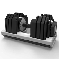 Ensemble d'haltères réglables 3-25 kg avec support, remplace le support complet d'haltères pour l'entraînement à domicile