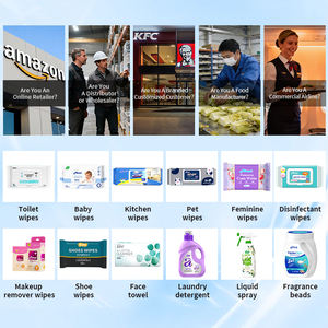 Toallitas Húmedas para el <span class=keywords><strong>Cuidado</strong></span> de Adultos Mayores, Toallitas Corporales Limpiadoras y Desodorantes Sin Enjuague, Suaves e Higiénicas para Uso en el Hogar - Product Image 3