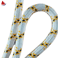Corde d'amarrage marine en nylon double tressé, corde d'ancre résistante aux chocs pour yacht et bateau, diamètre personnalisé