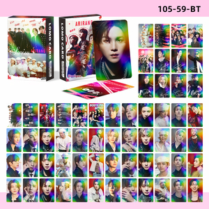 Ensemble de 60 cartes photo du groupe KPOP BT BABYMONSTER CROTIS <span class=keywords><strong>GIDLE</strong></span>, cartes de vœux, flashcards, album, articles promotionnels, cartes-cadeaux - Product Image 4