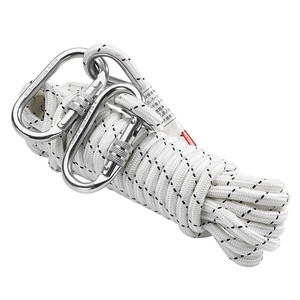 Nouveau feu avec corde de sauvetage à noyau métallique <span class=keywords><strong>20</strong></span> mètres 8 cm corde de sauvetage d'urgence - Product Image 2