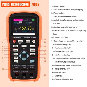 เครื่องวัดแบบมือถือ 4080 ปรับช่วงอัตโนมัติ พร้อมพอร์ตมินิยูเอสบี 0.3/0.6vrms ปรับได้ - Product Image 4