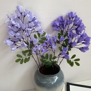 Nouveau produit, fleurs artificielles de <span class=keywords><strong>Jacaranda</strong></span>, décorations pour la maison, bouquet de fleurs en soie - Product Image 3