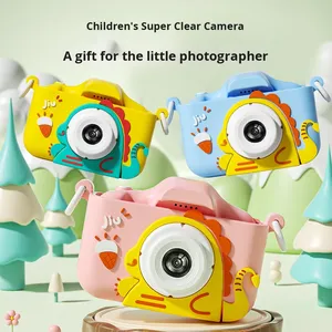 Appareil photo numérique pour enfants Upgrade Dinosaur, caméra vidéo HD 1080P pour selfie, pour tout-petits, mignon, portable, cadeau pour petites filles et garçons - Product Image 2