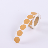 Étiquettes personnalisées imprimées sur papier kraft, autocollants ronds de 1 pouce, étiquettes de remerciement, étiquettes pour emballages cadeaux et alimentaires