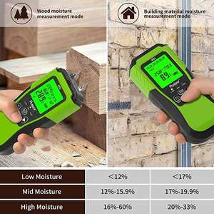 Medidor de Humedad Digital para Madera Huepar con Pantalla LCD, Tipo Pin, Detector de Fugas de Agua con 2 Modos de Medición - Product Image 5