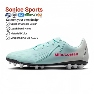 Chaussures de football sans lacet Protection de la cheville, chaussures de football au sol ferme professionnelles, conception de chaussures de <span class=keywords><strong>futsal</strong></span> personnalisées - Product Image 6