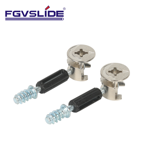 Accessoires de meubles 2 en <span class=keywords><strong>1</strong></span> : goupille filetée pour porte de placard, mini-verrou à came pour meubles, goupille pour armoire - Product Image 2