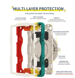 Funda resistente para <span class=keywords><strong>HUAWEI</strong></span> <span class=keywords><strong>MatePad</strong></span> SE 10,4 pulgadas funda de armadura de tableta de silicona para <span class=keywords><strong>HUAWEI</strong></span> <span class=keywords><strong>MatePad</strong></span> SE 10,4 "funda a prueba de golpes - Product Image 6