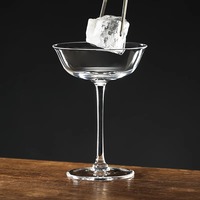 Verre à cocktail coupe, verre à martini, verre à champagne, gobelet peu profond pour bar, fête, mariage – Vente chaude