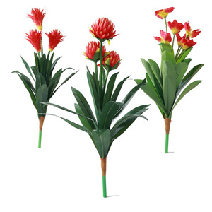 Planta Artificial de Flor de Piña de 100 cm, Decoración de Plástico para Interiores, Decoración del Hogar, Accesorios para Bodas - Product Image 1