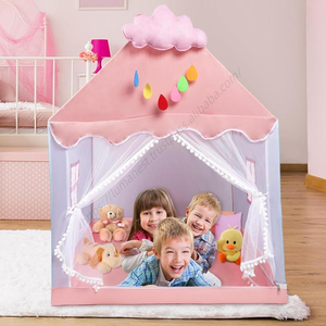Tente de jeu d'intérieur pour enfants en gros – Château de rêve de princesse pour filles - Product Image 5